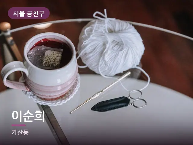서울 금천구 이순희 — 휴식 중의 차