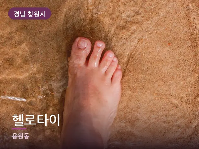 경남 창원시 헬로타이 — 족욕 대야