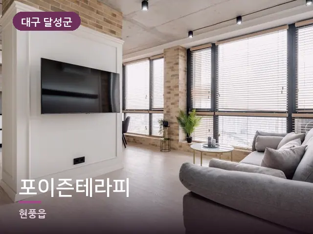 대구 달성군 포이즌테라피 — 아파트 실내