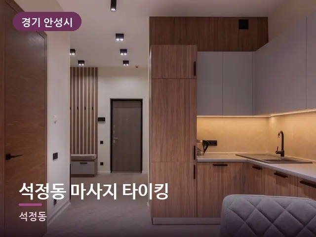 경기 안성시 석정동 마사지 타이킹 — 아파트 실내
