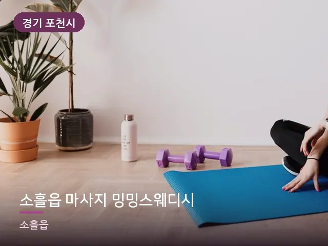 경기 포천시 소흘읍 마사지 밍밍스웨디시 — 집 안의 매트