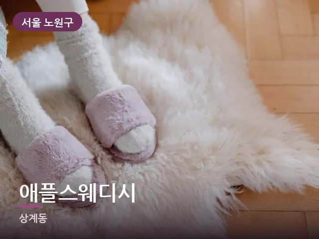 서울 노원구 애플스웨디시 — 객실 슬리퍼